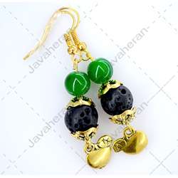 گوشواره زیبای سنگ معدنی