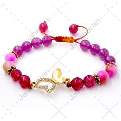 دستبند زیبای سنگ جید ( یشم ) اصل معدنی