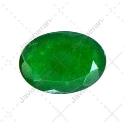 نگین زیبای یشم (جید)تراش الماسی