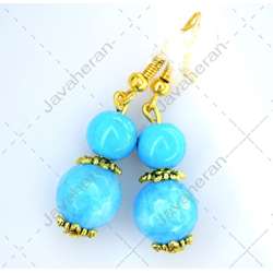 گوشواره زیبای سنگ معدنی