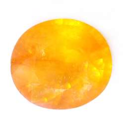 نگین یاقوت زرد  اصل معدنی