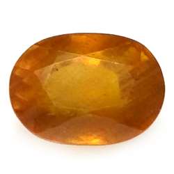 نگین یاقوت زرد معدنی  افریقایی