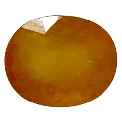 نگین یاقوت زرد اصل معدنی