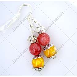 گوشواره زیبای سنگ معدنی